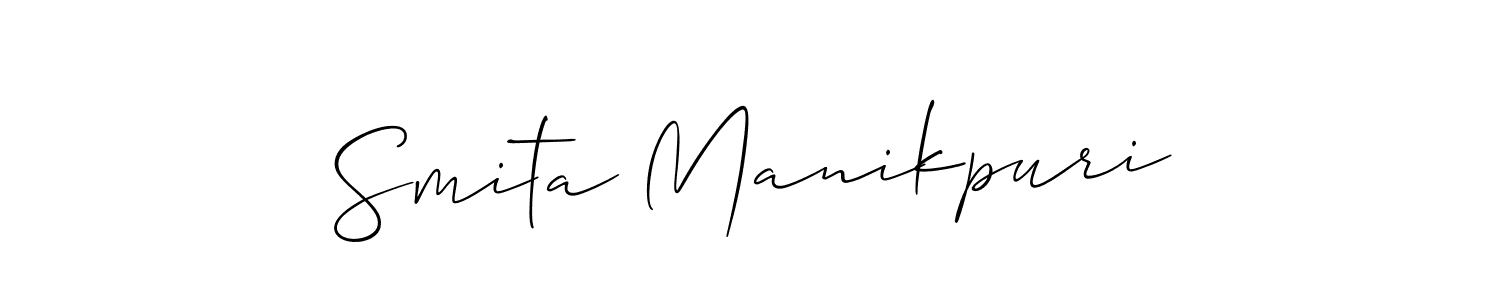 Once you've used our free online signature maker to create your best signature Allison_Script style, it's time to enjoy all of the benefits that Smita Manikpuri name signing documents. Smita Manikpuri signature style 2 images and pictures png
