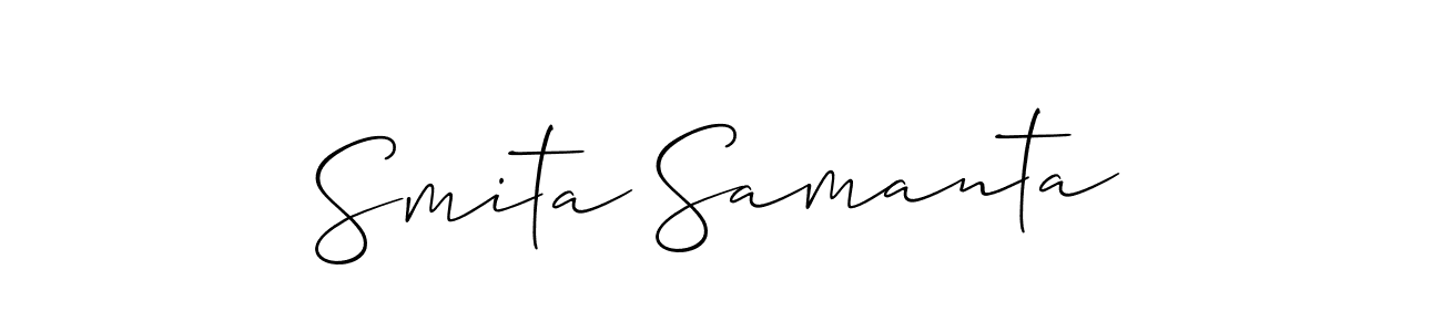 Make a beautiful signature design for name Smita Samanta. Use this online signature maker to create a handwritten signature for free. Smita Samanta signature style 2 images and pictures png