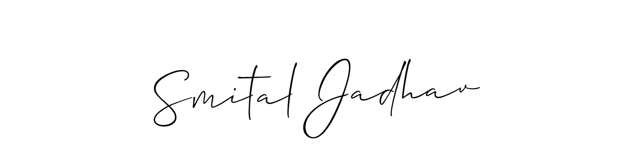 You can use this online signature creator to create a handwritten signature for the name Smital Jadhav. This is the best online autograph maker. Smital Jadhav signature style 2 images and pictures png