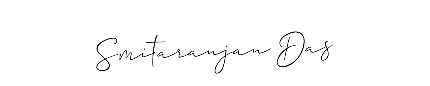 Allison_Script is a professional signature style that is perfect for those who want to add a touch of class to their signature. It is also a great choice for those who want to make their signature more unique. Get Smitaranjan Das name to fancy signature for free. Smitaranjan Das signature style 2 images and pictures png