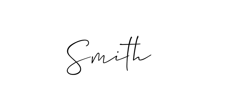 How to make Smith    signature? Allison_Script is a professional autograph style. Create handwritten signature for Smith    name. Smith    signature style 2 images and pictures png