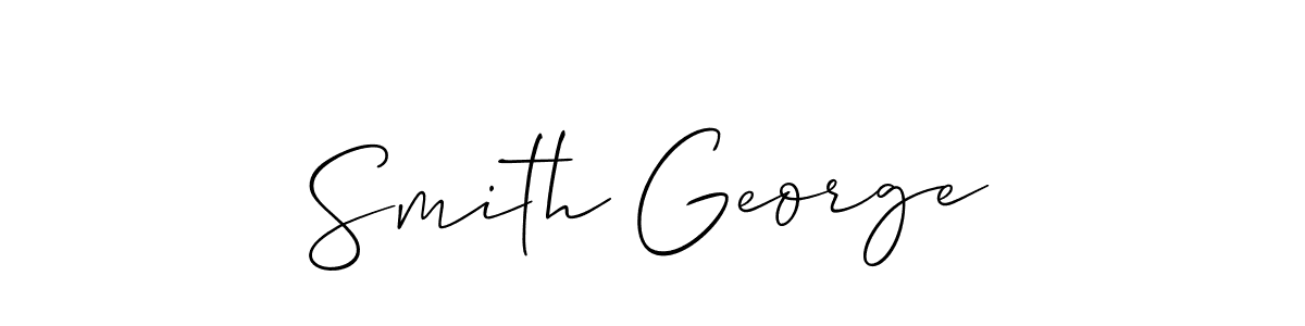 Also You can easily find your signature by using the search form. We will create Smith George name handwritten signature images for you free of cost using Allison_Script sign style. Smith George signature style 2 images and pictures png