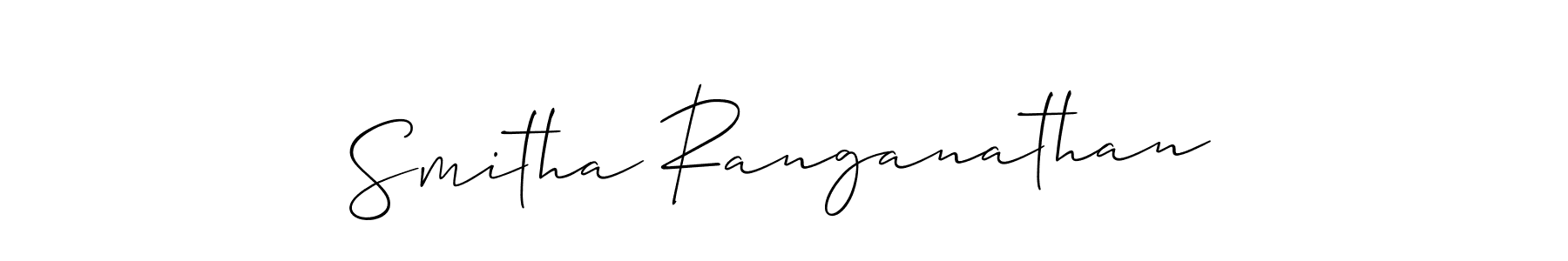 Once you've used our free online signature maker to create your best signature Allison_Script style, it's time to enjoy all of the benefits that Smitha Ranganathan name signing documents. Smitha Ranganathan signature style 2 images and pictures png