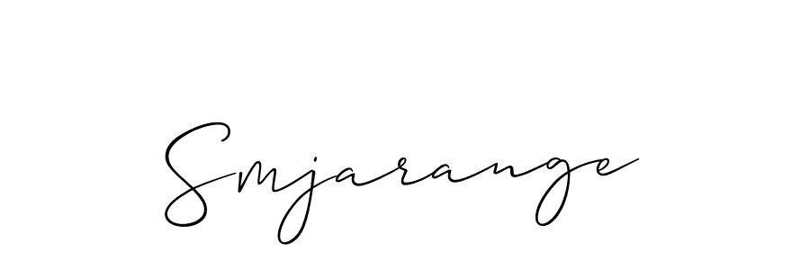 if you are searching for the best signature style for your name Smjarange. so please give up your signature search. here we have designed multiple signature styles  using Allison_Script. Smjarange signature style 2 images and pictures png