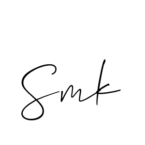 Similarly Allison_Script is the best handwritten signature design. Signature creator online .You can use it as an online autograph creator for name Smk. Smk signature style 2 images and pictures png