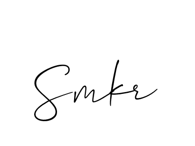 Make a short Smkr signature style. Manage your documents anywhere anytime using Allison_Script. Create and add eSignatures, submit forms, share and send files easily. Smkr signature style 2 images and pictures png