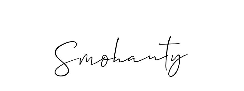 How to Draw Smohanty signature style? Allison_Script is a latest design signature styles for name Smohanty. Smohanty signature style 2 images and pictures png