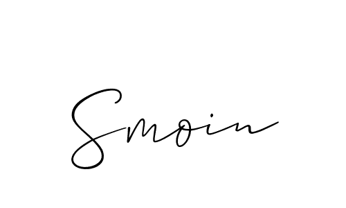 if you are searching for the best signature style for your name Smoin. so please give up your signature search. here we have designed multiple signature styles  using Allison_Script. Smoin signature style 2 images and pictures png