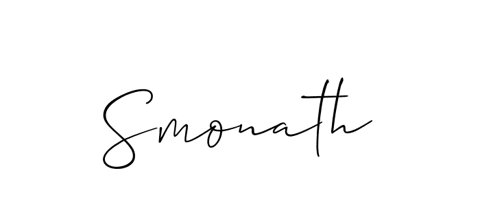 if you are searching for the best signature style for your name Smonath. so please give up your signature search. here we have designed multiple signature styles  using Allison_Script. Smonath signature style 2 images and pictures png