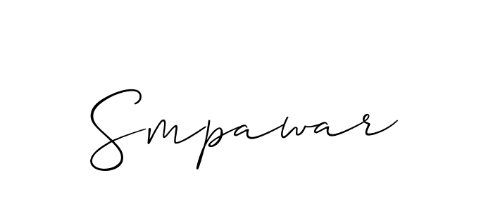 Create a beautiful signature design for name Smpawar. With this signature (Allison_Script) fonts, you can make a handwritten signature for free. Smpawar signature style 2 images and pictures png