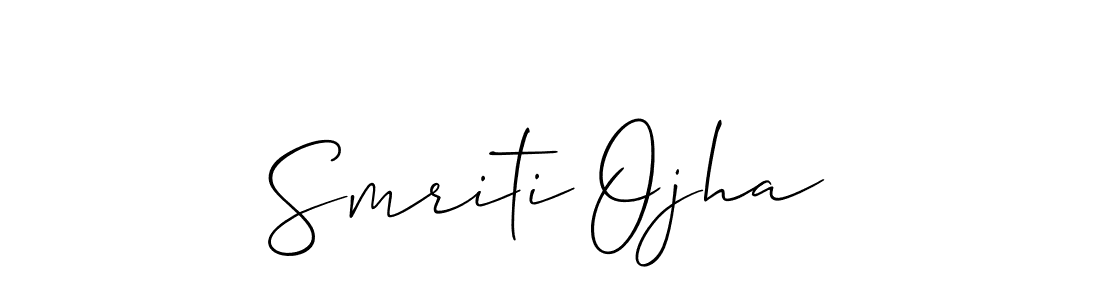 Similarly Allison_Script is the best handwritten signature design. Signature creator online .You can use it as an online autograph creator for name Smriti Ojha. Smriti Ojha signature style 2 images and pictures png