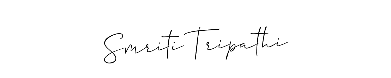You can use this online signature creator to create a handwritten signature for the name Smriti Tripathi. This is the best online autograph maker. Smriti Tripathi signature style 2 images and pictures png
