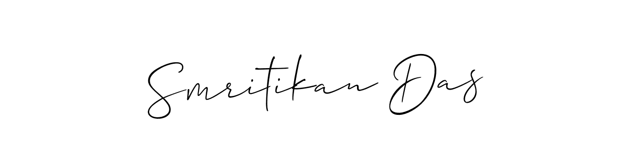 Smritikan Das stylish signature style. Best Handwritten Sign (Allison_Script) for my name. Handwritten Signature Collection Ideas for my name Smritikan Das. Smritikan Das signature style 2 images and pictures png