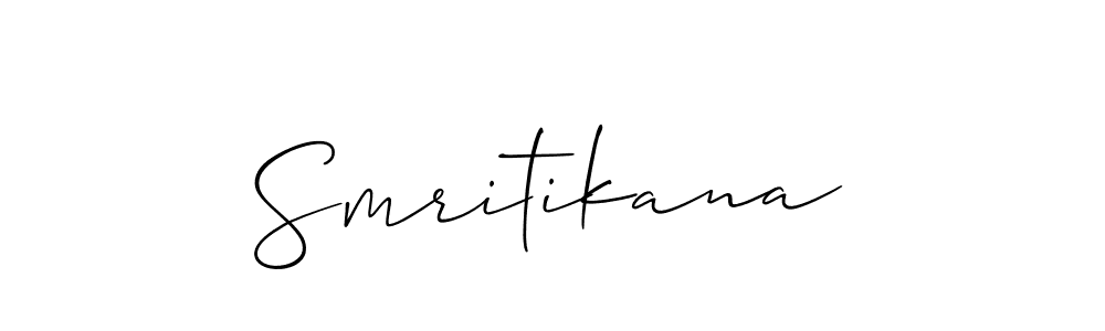 Make a beautiful signature design for name Smritikana. Use this online signature maker to create a handwritten signature for free. Smritikana signature style 2 images and pictures png