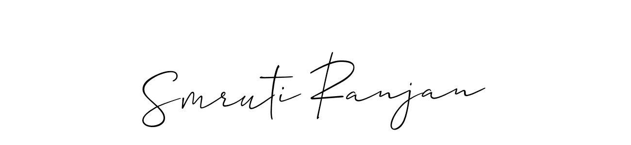 Make a short Smruti Ranjan signature style. Manage your documents anywhere anytime using Allison_Script. Create and add eSignatures, submit forms, share and send files easily. Smruti Ranjan signature style 2 images and pictures png