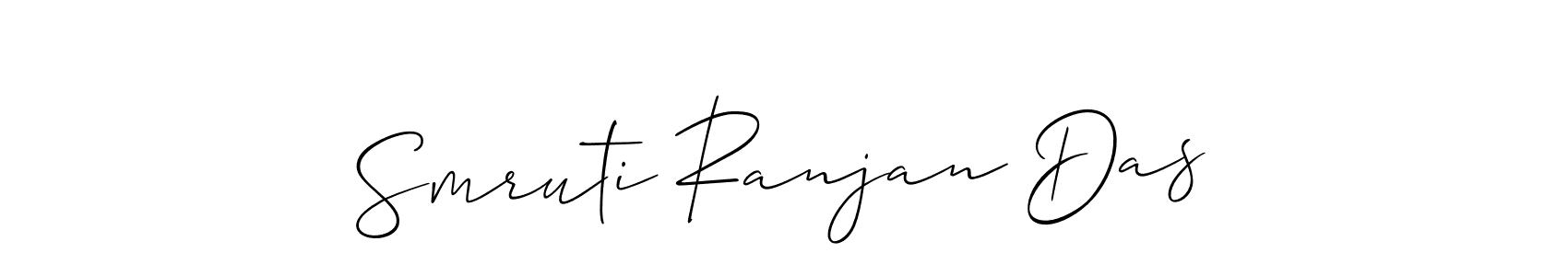 It looks lik you need a new signature style for name Smruti Ranjan Das. Design unique handwritten (Allison_Script) signature with our free signature maker in just a few clicks. Smruti Ranjan Das signature style 2 images and pictures png