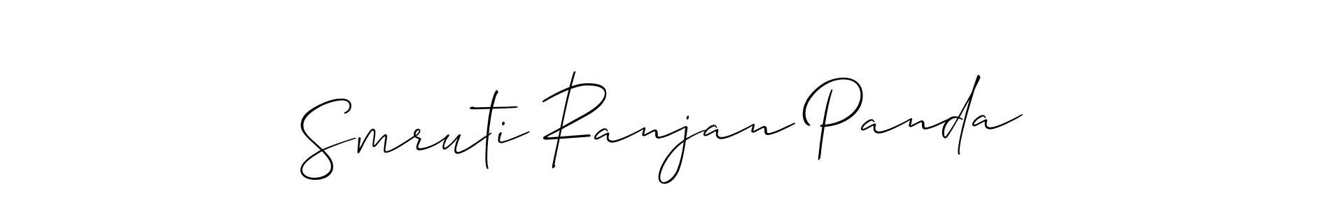 Make a short Smruti Ranjan Panda signature style. Manage your documents anywhere anytime using Allison_Script. Create and add eSignatures, submit forms, share and send files easily. Smruti Ranjan Panda signature style 2 images and pictures png