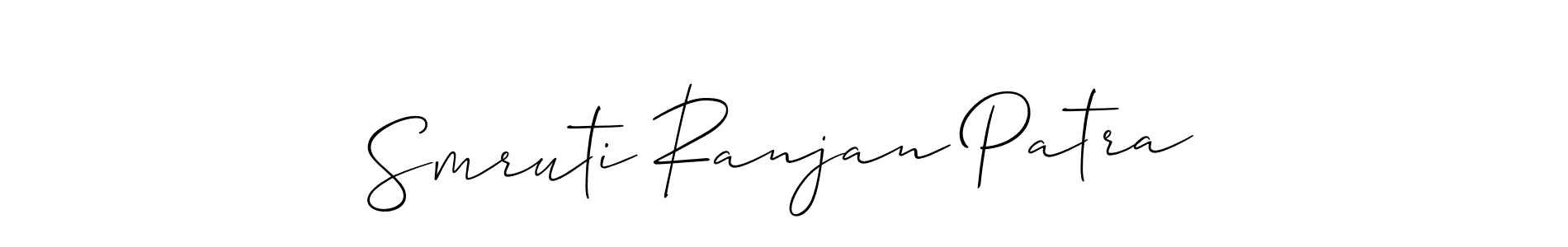 Also You can easily find your signature by using the search form. We will create Smruti Ranjan Patra name handwritten signature images for you free of cost using Allison_Script sign style. Smruti Ranjan Patra signature style 2 images and pictures png