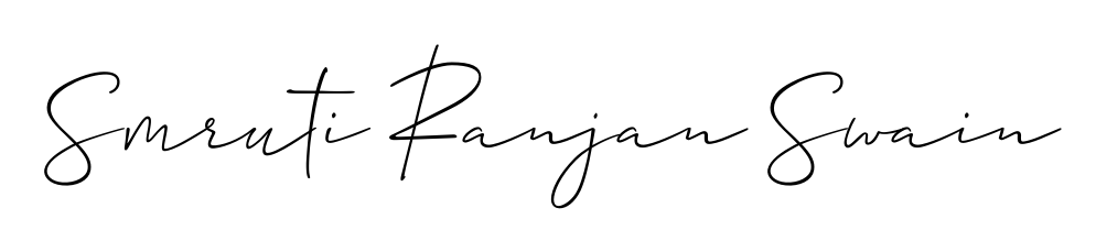A sleek calligraphic signature for name Smruti Ranjan Swain utilizing Allison_Script styling. Great for adding personal signatures to photos and art. Smruti Ranjan Swain signature style 2 images and pictures png