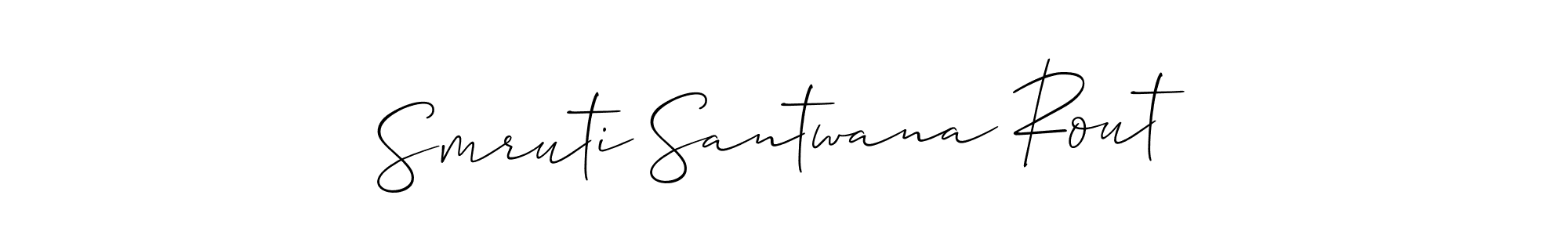 Best and Professional Signature Style for Smruti Santwana Rout. Allison_Script Best Signature Style Collection. Smruti Santwana Rout signature style 2 images and pictures png