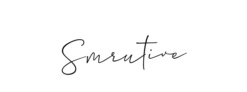 Once you've used our free online signature maker to create your best signature Allison_Script style, it's time to enjoy all of the benefits that Smrutive name signing documents. Smrutive signature style 2 images and pictures png