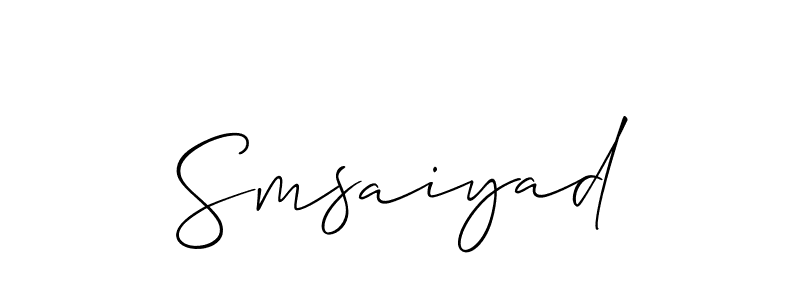 This is the best signature style for the Smsaiyad name. Also you like these signature font (Allison_Script). Mix name signature. Smsaiyad signature style 2 images and pictures png