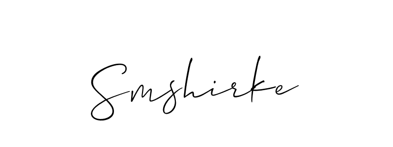 You should practise on your own different ways (Allison_Script) to write your name (Smshirke) in signature. don't let someone else do it for you. Smshirke signature style 2 images and pictures png