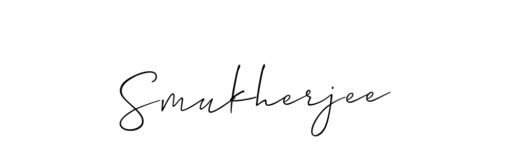 Similarly Allison_Script is the best handwritten signature design. Signature creator online .You can use it as an online autograph creator for name Smukherjee. Smukherjee signature style 2 images and pictures png