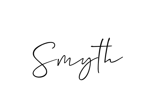 Smyth stylish signature style. Best Handwritten Sign (Allison_Script) for my name. Handwritten Signature Collection Ideas for my name Smyth. Smyth signature style 2 images and pictures png