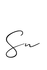 You should practise on your own different ways (Allison_Script) to write your name (Sn) in signature. don't let someone else do it for you. Sn signature style 2 images and pictures png