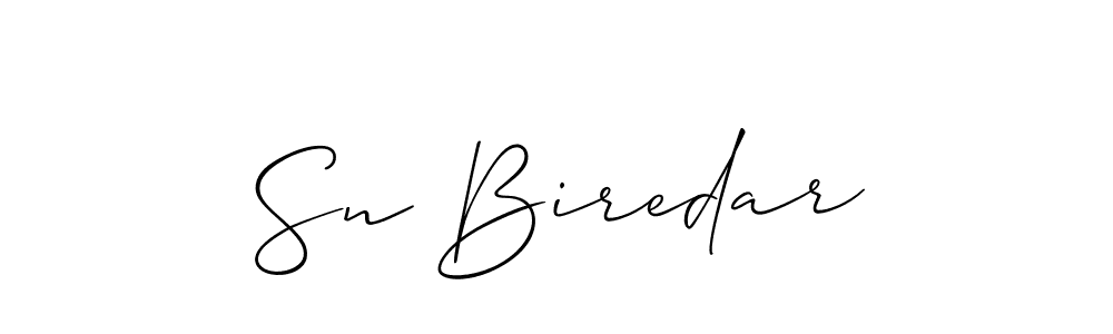 Make a short Sn Biredar signature style. Manage your documents anywhere anytime using Allison_Script. Create and add eSignatures, submit forms, share and send files easily. Sn Biredar signature style 2 images and pictures png