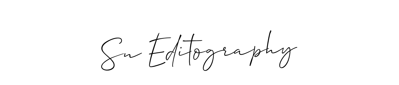 Check out images of Autograph of Sn Editography name. Actor Sn Editography Signature Style. Allison_Script is a professional sign style online. Sn Editography signature style 2 images and pictures png