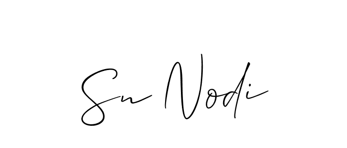 Similarly Allison_Script is the best handwritten signature design. Signature creator online .You can use it as an online autograph creator for name Sn Nodi. Sn Nodi signature style 2 images and pictures png