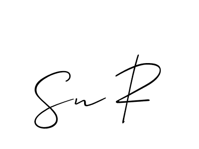 This is the best signature style for the Sn R name. Also you like these signature font (Allison_Script). Mix name signature. Sn R signature style 2 images and pictures png