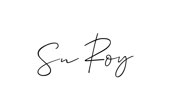 Design your own signature with our free online signature maker. With this signature software, you can create a handwritten (Allison_Script) signature for name Sn Roy. Sn Roy signature style 2 images and pictures png