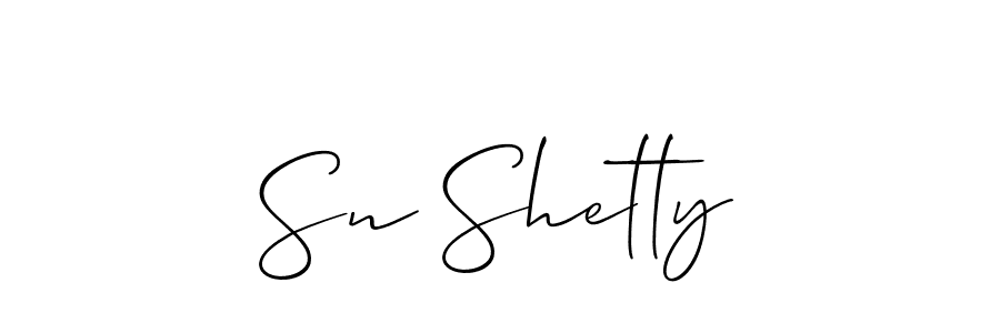 Best and Professional Signature Style for Sn Shetty. Allison_Script Best Signature Style Collection. Sn Shetty signature style 2 images and pictures png