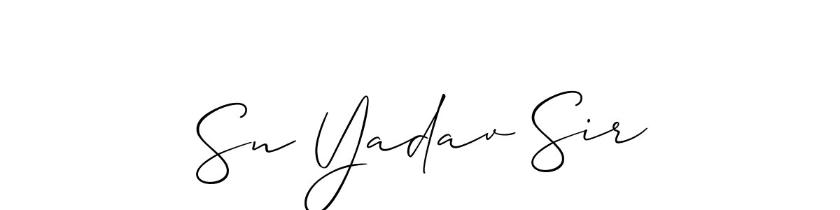 This is the best signature style for the Sn Yadav Sir name. Also you like these signature font (Allison_Script). Mix name signature. Sn Yadav Sir signature style 2 images and pictures png