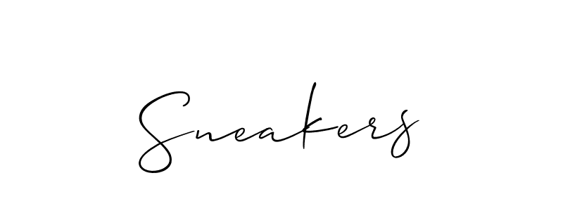 Once you've used our free online signature maker to create your best signature Allison_Script style, it's time to enjoy all of the benefits that Sneakers name signing documents. Sneakers signature style 2 images and pictures png