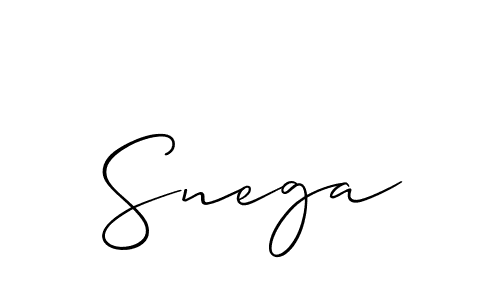 You should practise on your own different ways (Allison_Script) to write your name (Snega) in signature. don't let someone else do it for you. Snega signature style 2 images and pictures png