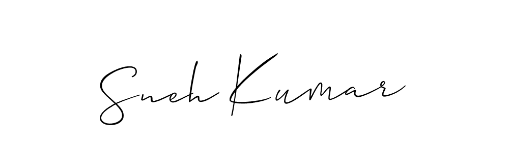 Also You can easily find your signature by using the search form. We will create Sneh Kumar name handwritten signature images for you free of cost using Allison_Script sign style. Sneh Kumar signature style 2 images and pictures png