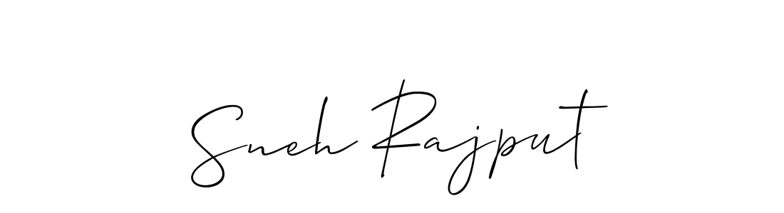 Also You can easily find your signature by using the search form. We will create Sneh Rajput name handwritten signature images for you free of cost using Allison_Script sign style. Sneh Rajput signature style 2 images and pictures png