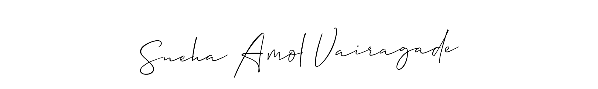 Best and Professional Signature Style for Sneha Amol Vairagade. Allison_Script Best Signature Style Collection. Sneha Amol Vairagade signature style 2 images and pictures png