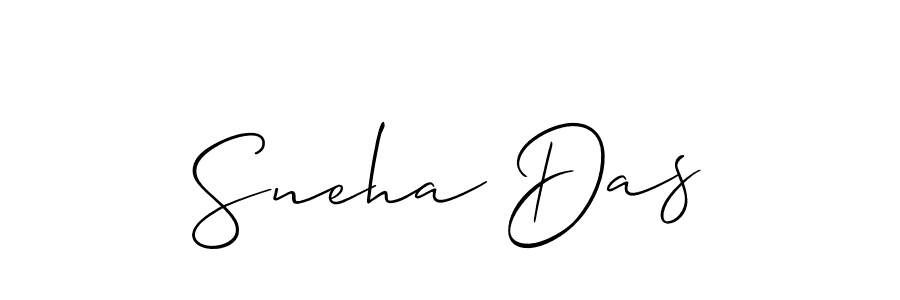 Also we have Sneha Das name is the best signature style. Create professional handwritten signature collection using Allison_Script autograph style. Sneha Das signature style 2 images and pictures png