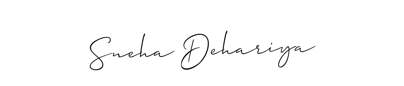 This is the best signature style for the Sneha Dehariya name. Also you like these signature font (Allison_Script). Mix name signature. Sneha Dehariya signature style 2 images and pictures png