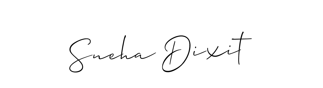 The best way (Allison_Script) to make a short signature is to pick only two or three words in your name. The name Sneha Dixit include a total of six letters. For converting this name. Sneha Dixit signature style 2 images and pictures png