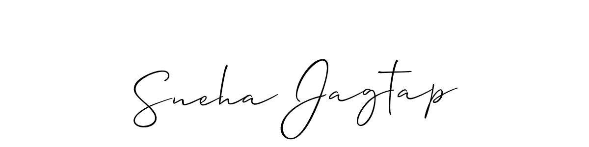 Also we have Sneha Jagtap name is the best signature style. Create professional handwritten signature collection using Allison_Script autograph style. Sneha Jagtap signature style 2 images and pictures png