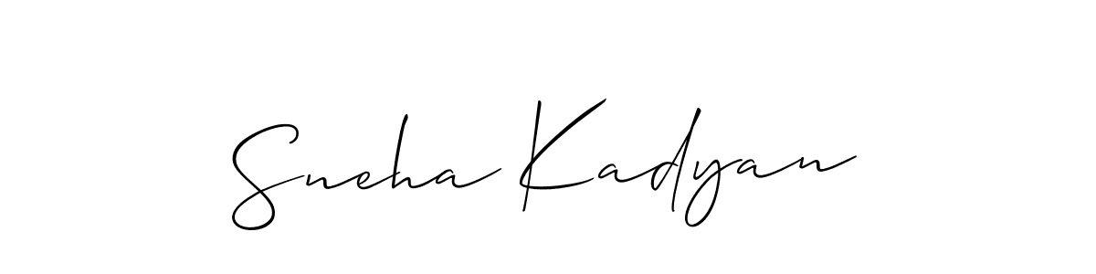 Once you've used our free online signature maker to create your best signature Allison_Script style, it's time to enjoy all of the benefits that Sneha Kadyan name signing documents. Sneha Kadyan signature style 2 images and pictures png
