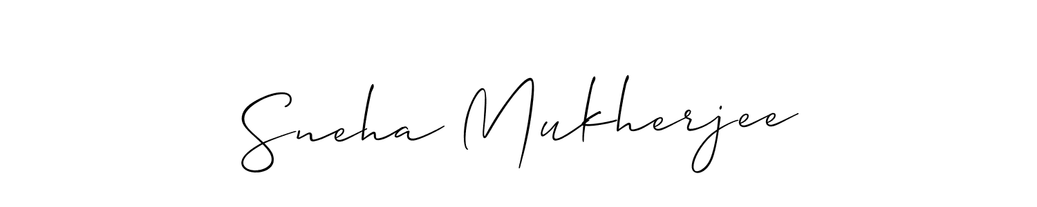 Best and Professional Signature Style for Sneha Mukherjee. Allison_Script Best Signature Style Collection. Sneha Mukherjee signature style 2 images and pictures png