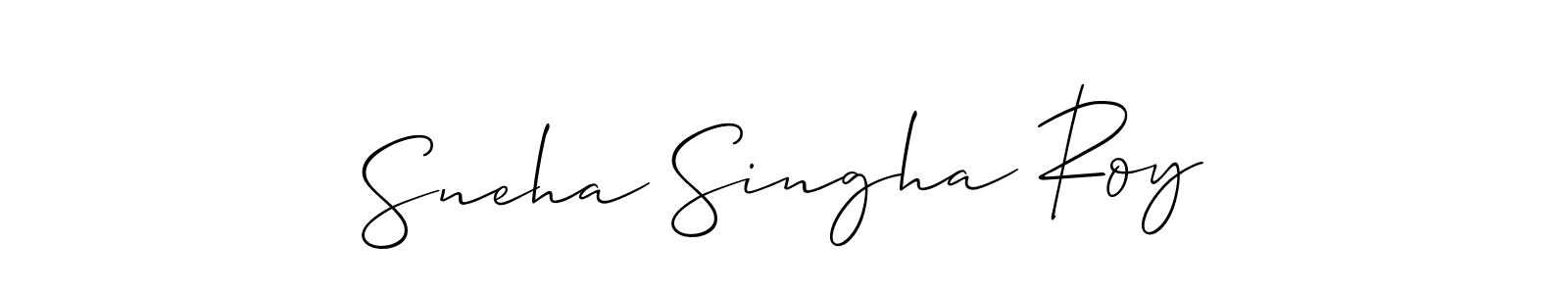 Make a beautiful signature design for name Sneha Singha Roy. Use this online signature maker to create a handwritten signature for free. Sneha Singha Roy signature style 2 images and pictures png