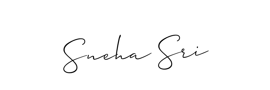 if you are searching for the best signature style for your name Sneha Sri. so please give up your signature search. here we have designed multiple signature styles  using Allison_Script. Sneha Sri signature style 2 images and pictures png